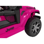 Elektrické autíčko Jeep Wrangler Rubicon 4x45W - ružové